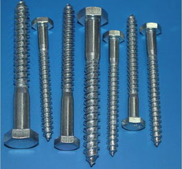 國標(biāo)六角木螺絲加工廠 德祥金屬制品 藍(lán)白鋅六角木螺絲生產(chǎn)廠家